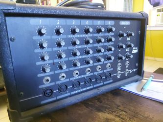 2 JBL speakers (10") with 6 channel Crate Mixer and 2 speakon cords (50ft each)