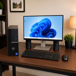 Dell i7-11700• 16GB RAM • 512GB SSD • Radeon 4GB Windows 11 desktop computer