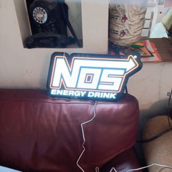 Nos Energy Drink Led Wall Hanger