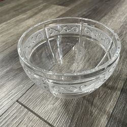 Antique glass decorative bowl