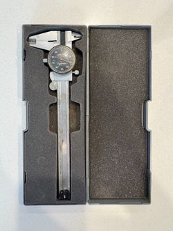 ENCO 6 inch Dial Caliper (contact info removed) w/Hardened Case