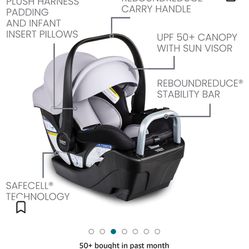Britax Willow S Infant Car Seat with Alpine Base, ClickTight Technology, Rear Facing Car Seat
