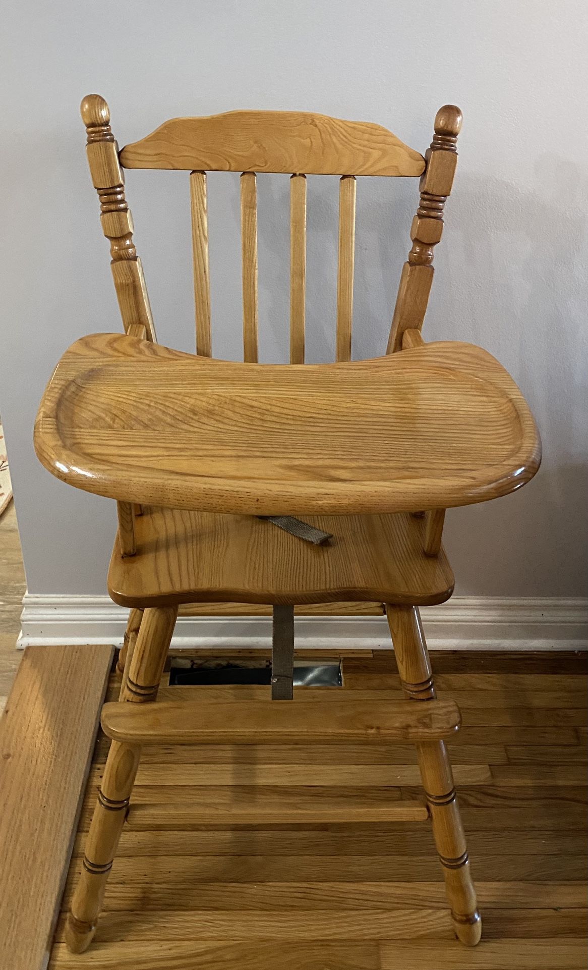 Solid Wood (oak) High Chair