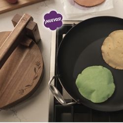 Comal De 13” Y Prensa Para Tortilla 