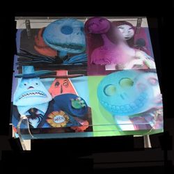Disneyland Exclusive - The Nightmare Before Christmas - Tim Burton's - Glass Wall Art
