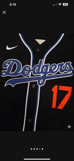 Black Los Angeles Dodgers Shohei Ohtani Royal Blue Lights out Jersey
