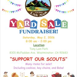 Scout Yard Sale 5/2/26