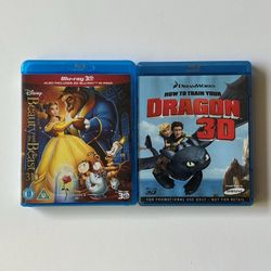 Beauty and the Beast 3D How to Train Your Dragon 3D Blu-ray