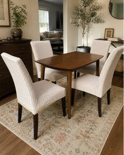 5-Piece Dining Set — Table + 4 Chairs