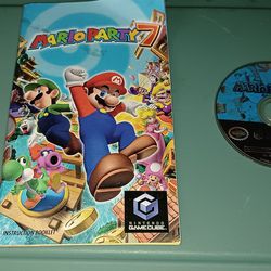 GameCube Mario Party 7, Disc and manual only