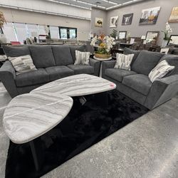 2 PC SOFÁ AND LOVESEAT 