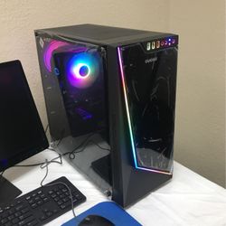 Custom 1440p FHD Gaming PC RYZEN 7 16GB DDR4 RX 560 4GB M.2  + HDD Wi-Fi Bluetooth W10 Home