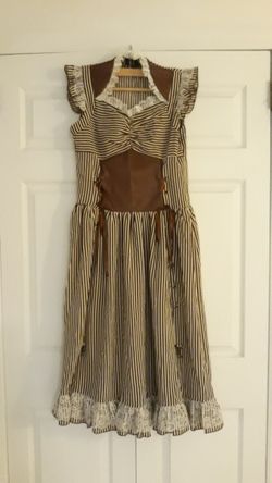 Scarlet Darkness Women Steampunk Gothic Victorian  Corset Dress