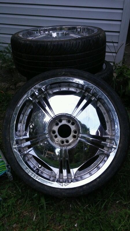 20 inch 5 lug universal shooz rims