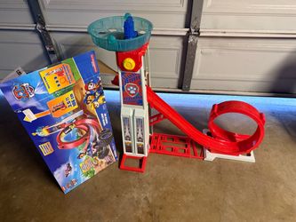paw patrol super long tower hq
