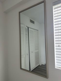 Full length Ikea mirror beige