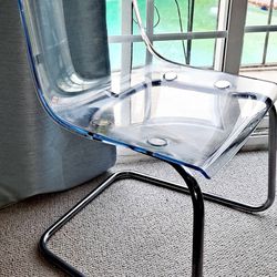 MODERN CHAIR made of polycarbonate plastic similar to acrylic EXCEPT more durable & impact resistant