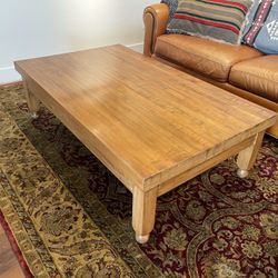 Butcher Block Coffee Table