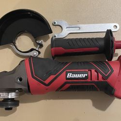 BAUER 20V  BRUSHLESS CORDLESS 4-1/2 ANGLE GRINDER+LithiumBattery+Battery Charger