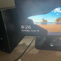 Acer Monitor HP Tower Computer For Sale