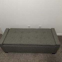 Grey Ottoman