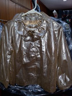 Live A Little Leather Jacket Size SMALL