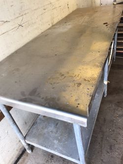 Stainless still table