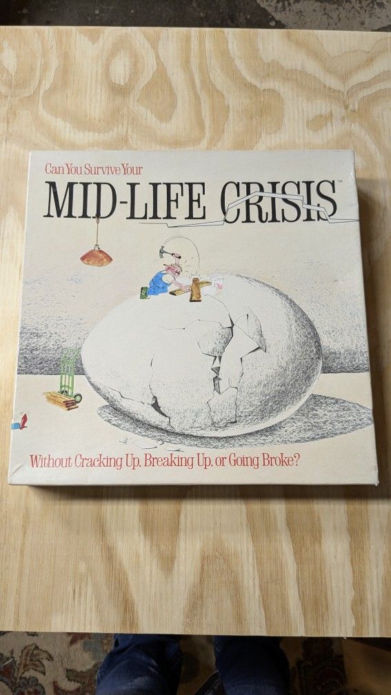 1982 MID-LIFE CRISIS Board Game