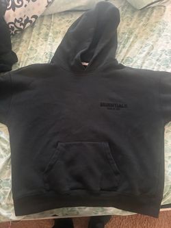 Black Essentials Hoodie