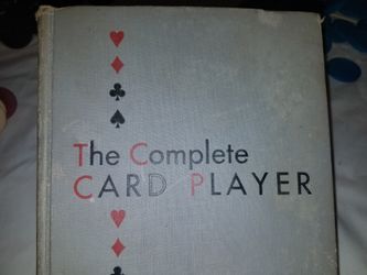 Card Playing Book And Tons Of Poker Chips