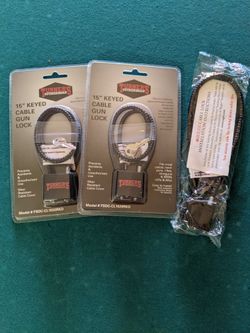 15 inch cabled Gun locks