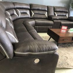 Kincord Midnight LAF Power Recliner Sectional for Sale in