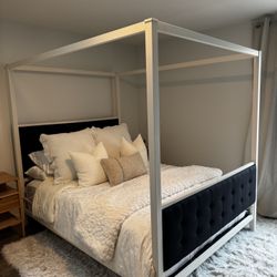 Queen Bed Frame + Mattress 