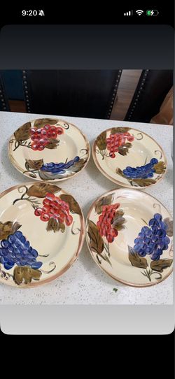 Floral plates