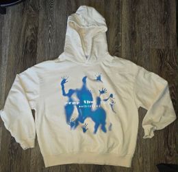 Aelfric Eden Cream Oversized Hoodie Pullover - Large