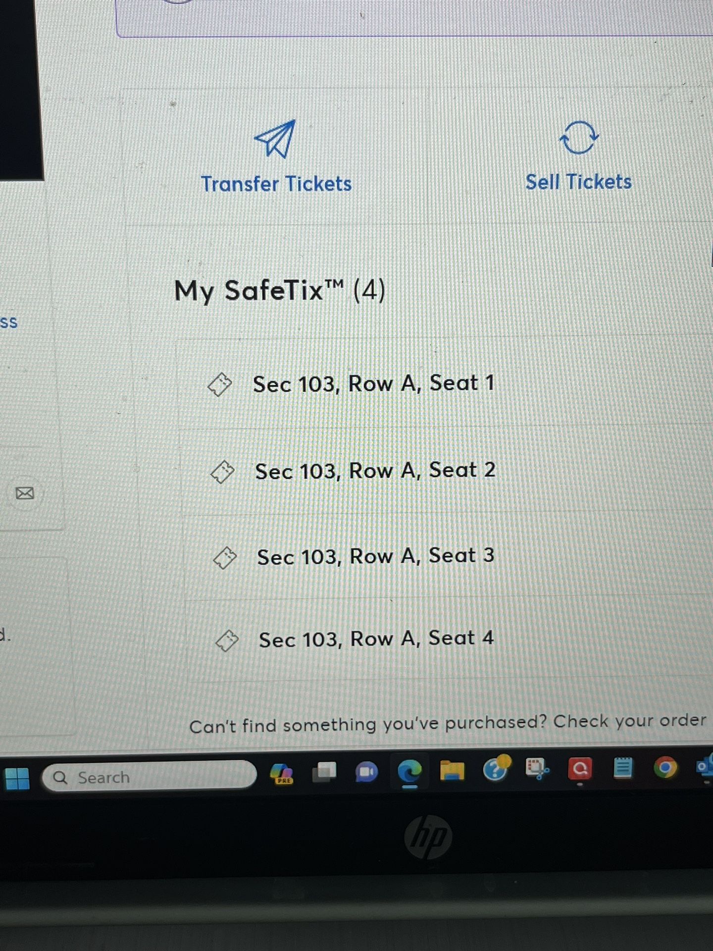 The Who concert tickets