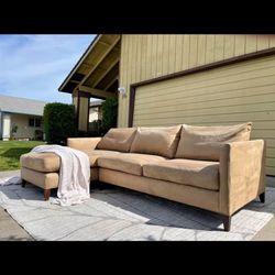 Crate & Barrell Microfiber Couch 