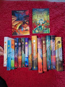 16 Wings of fire books 8 paperback, 6 hardcover and 2 Graphic novels