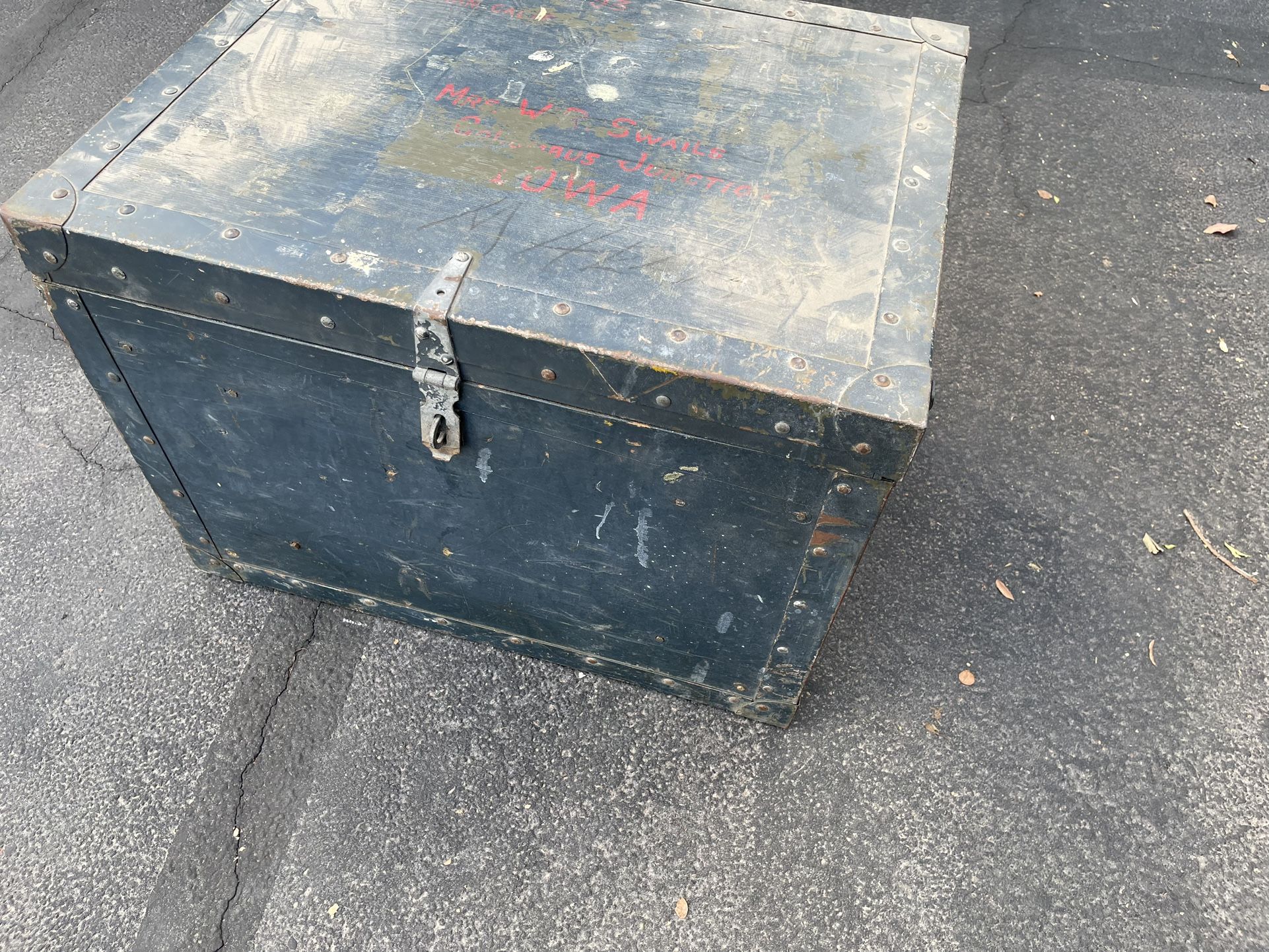 Vintage Antique Trunk Chest