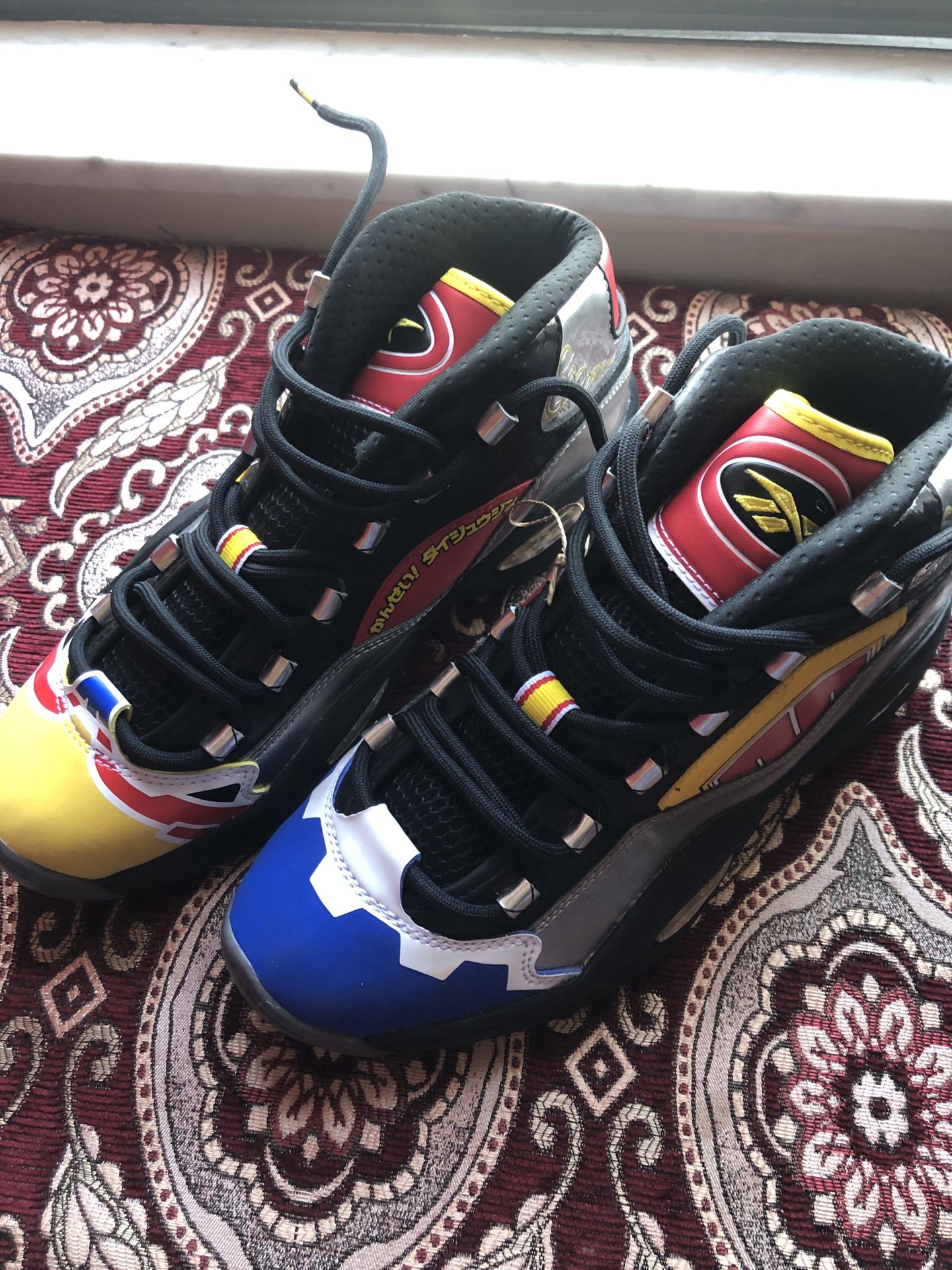 Reebok Question Mid x Power Rangers Megazord Shoes Men