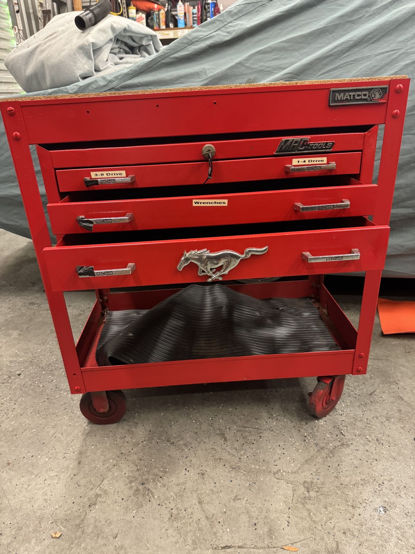 Matco Tool Cart With Mac Drawers