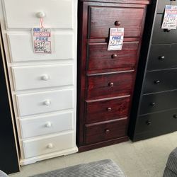 Solid Wood Lingerie Dresser With Full Extension Rails Different Colors Available 