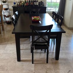 🔥 Dining Set (6–12 Seats) + Buffet + Wall Art – $750 OBO