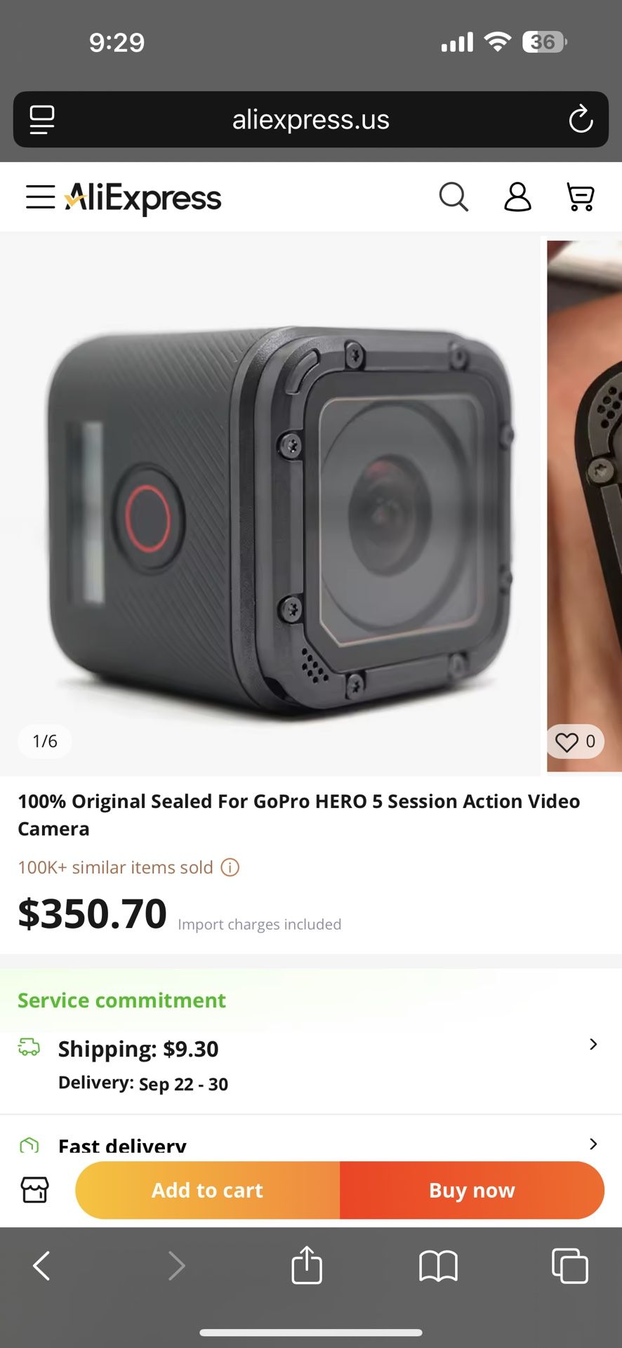Camera GoPro Hero 5