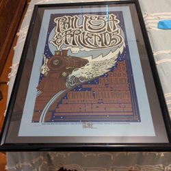 Phil and Friends signed poster