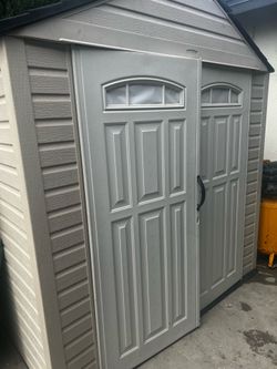 7x7 Rubbermaid shed