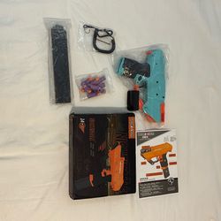 WORKER Nightingale Dart Blaster with Magazine and Foam Darts