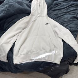 White Nike Hoodie 