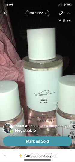 Victoria’s secret pink body sprays