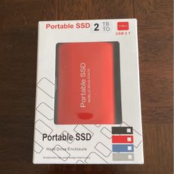 New In The Box Portable Ssd Hard Drive 